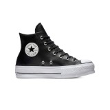 CONVERSE CHUCK TAYLOR ALL STAR CLEAN LEATHER PLATFORM 561675C Μαύρο Εικόνα 