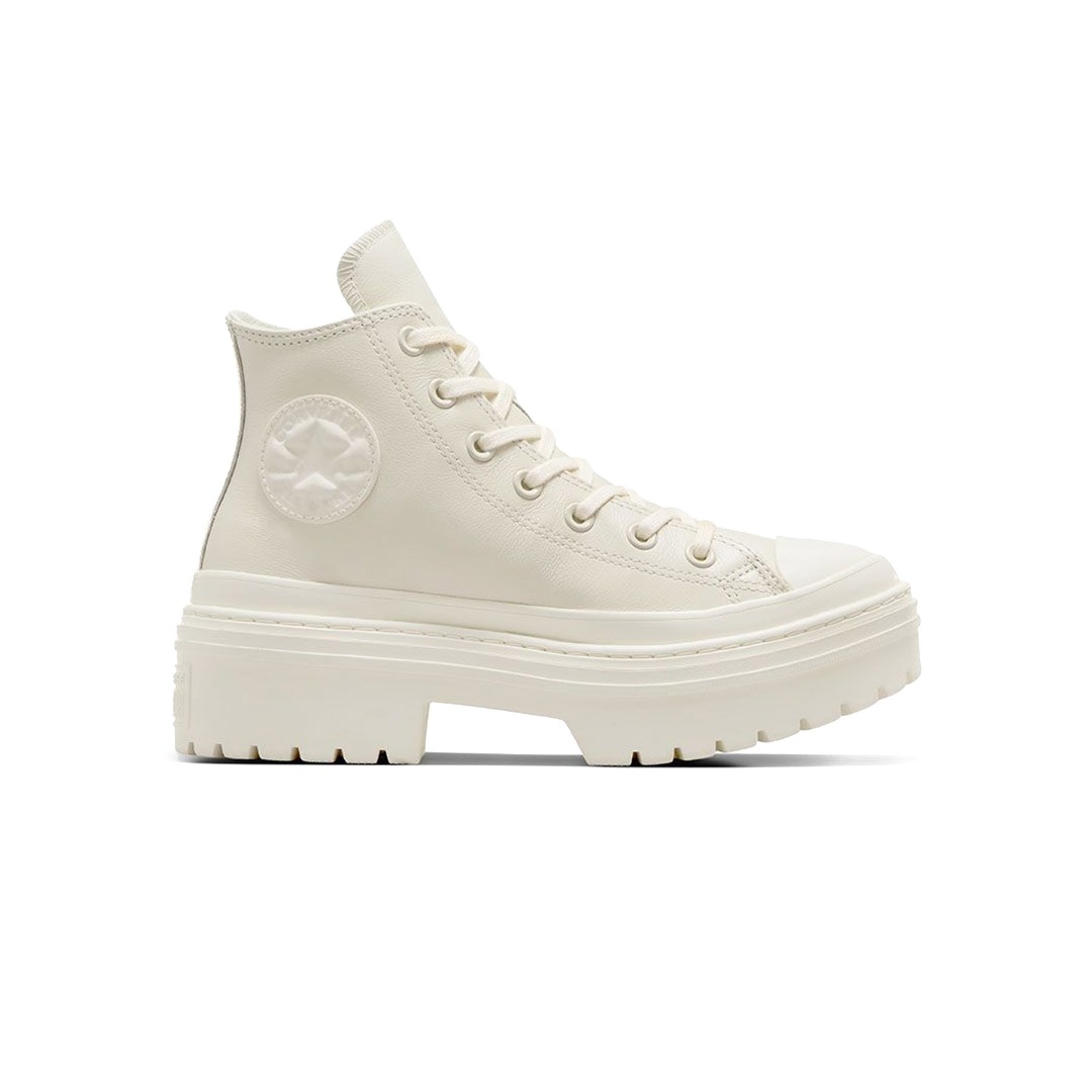 CONVERSE CHUCK TAYLOR ALL STAR HEEL LEATHER PLATFORM A10370C Λευκό