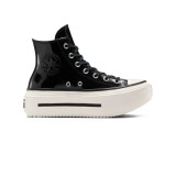 CONVERSE CHUCK TAYLOR ALL STAR LIFT DOUBLE PLATFORM LEATHER A12977C Μαύρο Εικόνα 