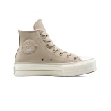 CONVERSE CHUCK TAYLOR ALL STAR LIFT PLATFORM SUEDE A12966C Beige Image 