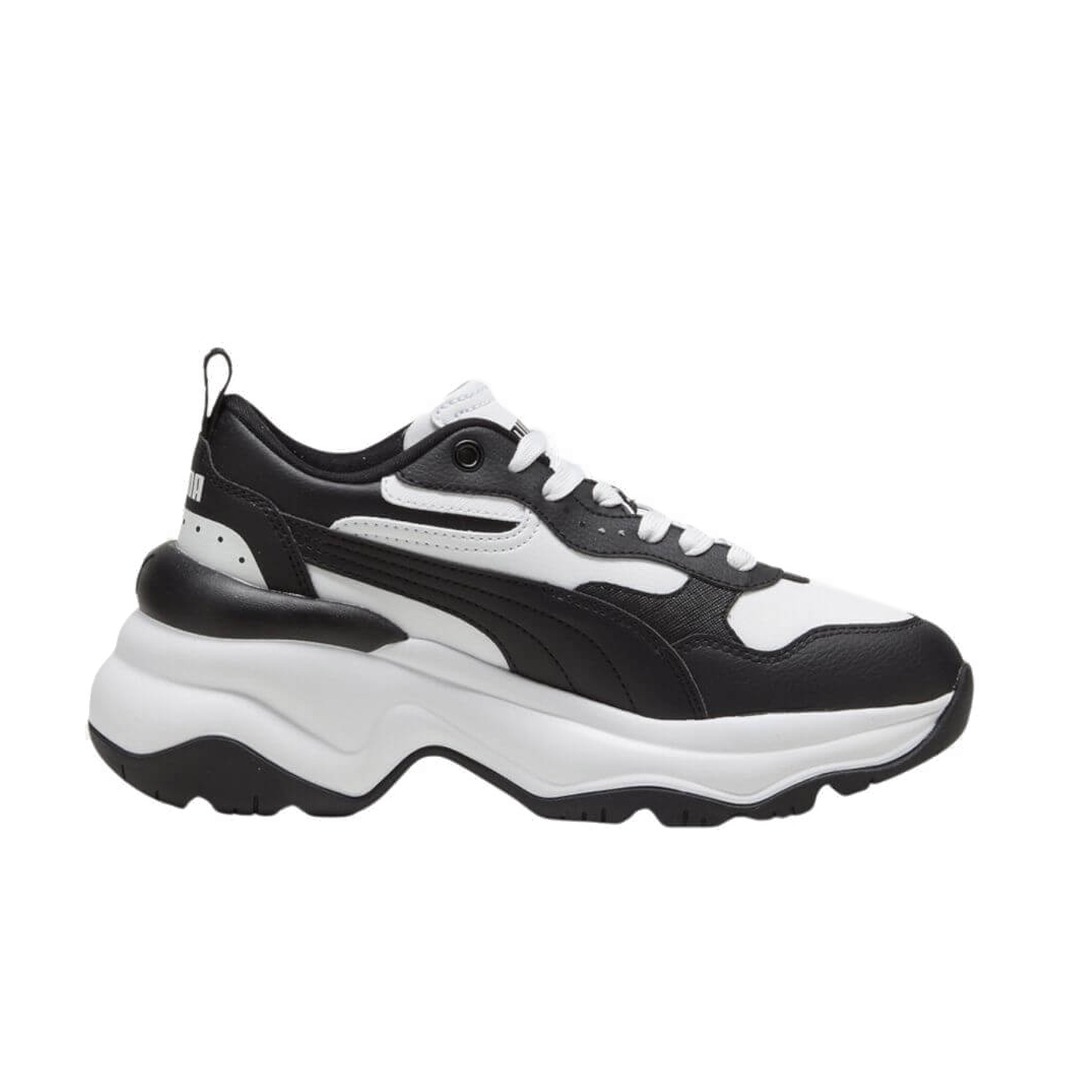 PUMA CILIA WEDGE 393915-07 White-Black