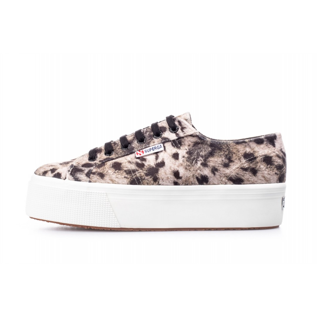 SUPERGA 2790 PRINT VELVET S3115KW-A1V Γκρί