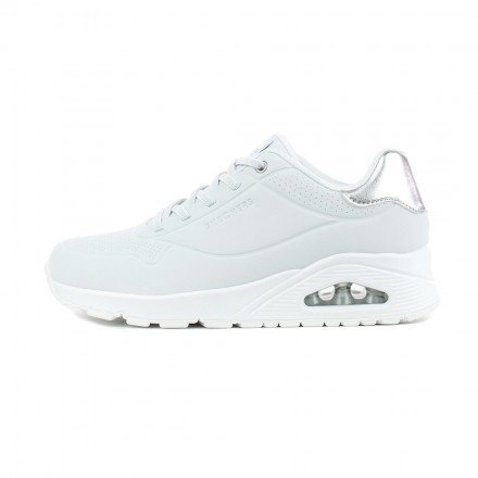 SKECHERS UNO-SHIMMER AWAY 155196-WSL White