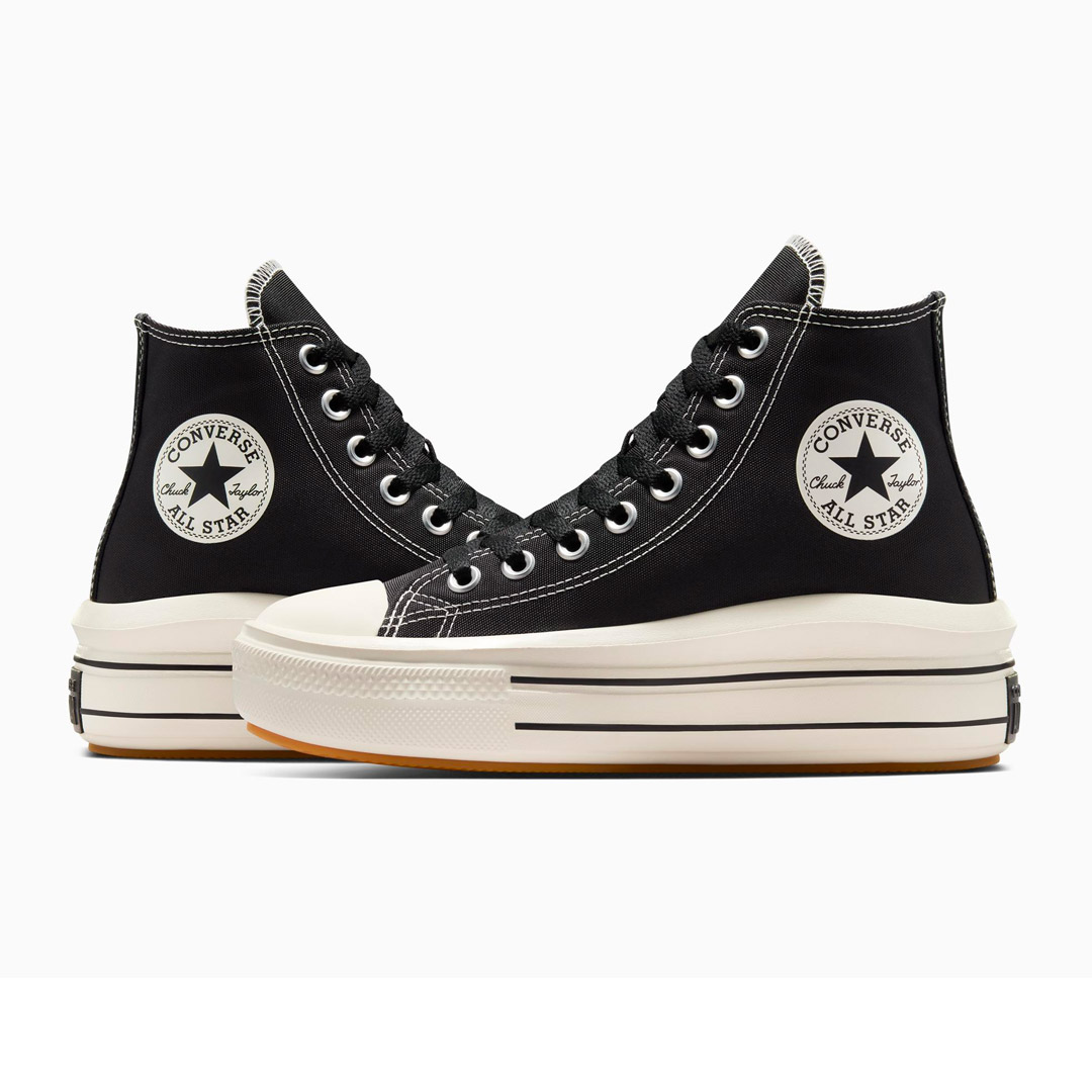 CONVERSE CHUCK TAYLOR ALL STAR MOVE PLATFORM RETRO A12585C Black