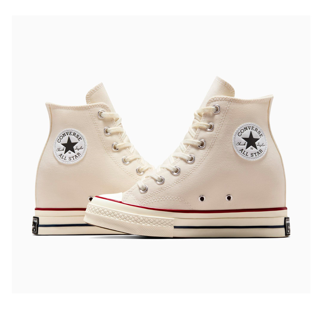 CONVERSE CHUCK 70 WEDGE A12562C Εκρού