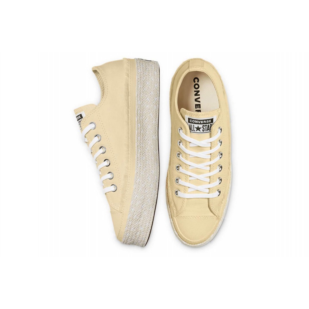 CONVERSE CHUCK TAYLOR ALL STAR TRAIL TO COVE ESPADRILLE LOW TOP 570772C Ecru