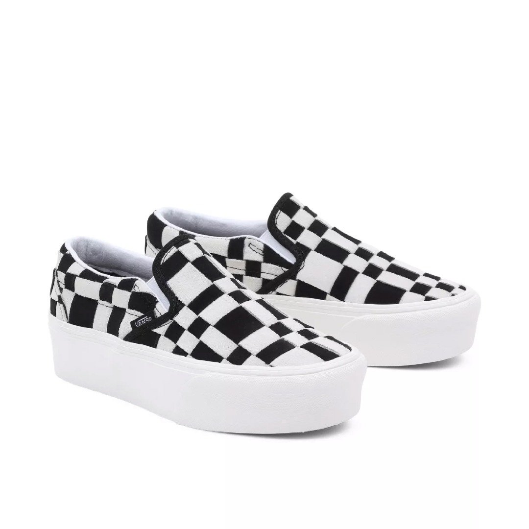 VANS UA CLASSIC SLIP-ON STACKFORM WOVEN VN0A7Q5RBZW-BZW Black