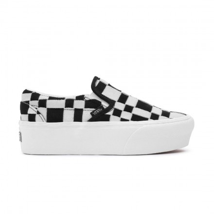 VANS UA CLASSIC SLIP-ON STACKFORM WOVEN VN0A7Q5RBZW-BZW Black