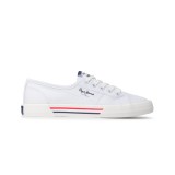 PEPE JEANS BRADY BASIC W PLS31287-800 Λευκό Εικόνα 
