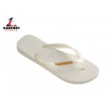 HAVAIANAS LOGO METALLIC 4127244-0001 White Image 1