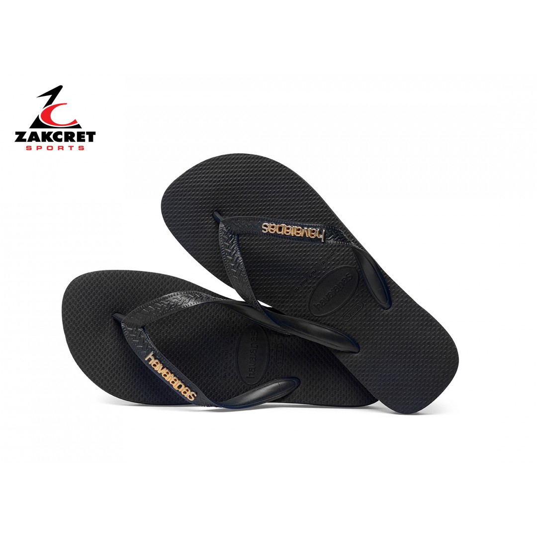 HAVAIANAS LOGO METALLIC 4127244-1069 Μαύρο