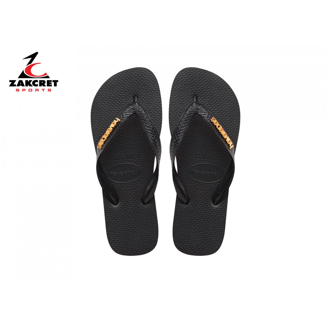HAVAIANAS LOGO METALLIC 4127244-1069 Μαύρο