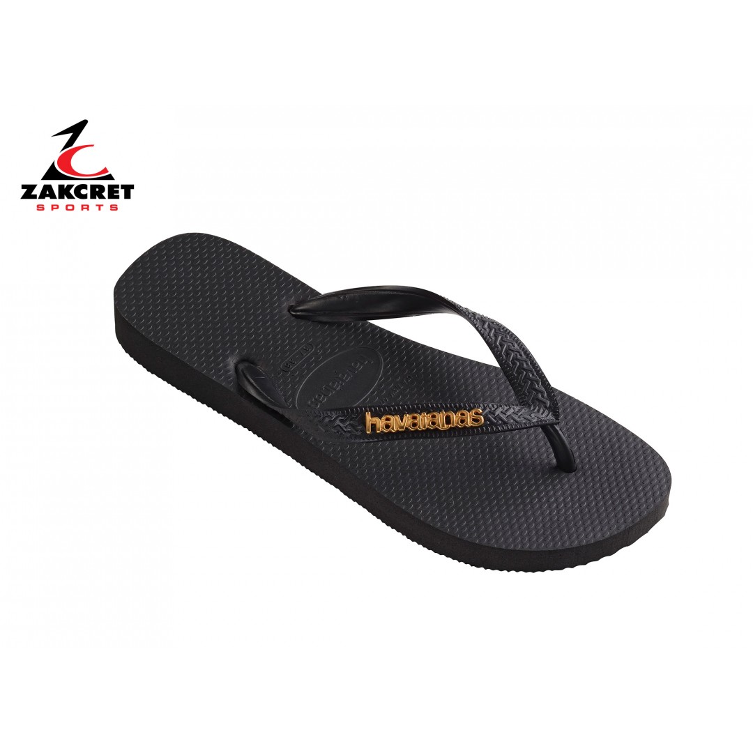 HAVAIANAS LOGO METALLIC 4127244-1069 Μαύρο