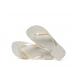 HAVAIANAS TOP LOGO METALLIC 4127244-0001 White Image 1