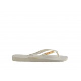 HAVAIANAS TOP LOGO METALLIC 4127244-0001 White Image 2