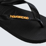 HAVAIANAS TOP LOGO METALLIC 4127244-1069 Black Image 3