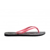HAVAIANAS SLIM LEOPARD 4145480-0090 Λευκό-Μαυρο Εικόνα 0