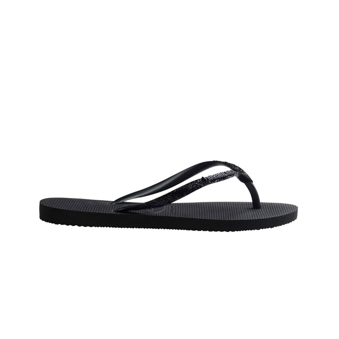 HAVAIANAS HAV. SLIM GLITTER II 4146975-4057 Μαύρο