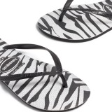HAVAIANAS HAV.SLIM AMINALS GLITTER 4147852-0090 White-Black Image 2