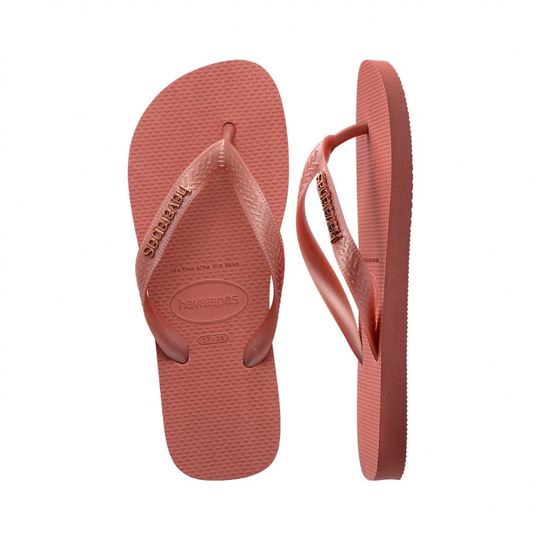 HAVAIANAS TOP LOGO METALLIC 4127244-1121 Pink