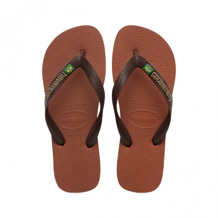 HAVAIANAS BRASIL LOGO 4110850-2815 Καφέ