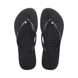 HAVAIANAS SLIM CRYSTAL SW II 4145651-0090 Black Image 
