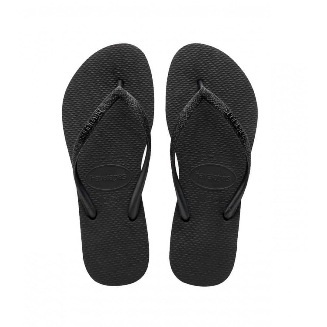 HAVAIANAS SLIM GLITTER 4143975-0090 Black