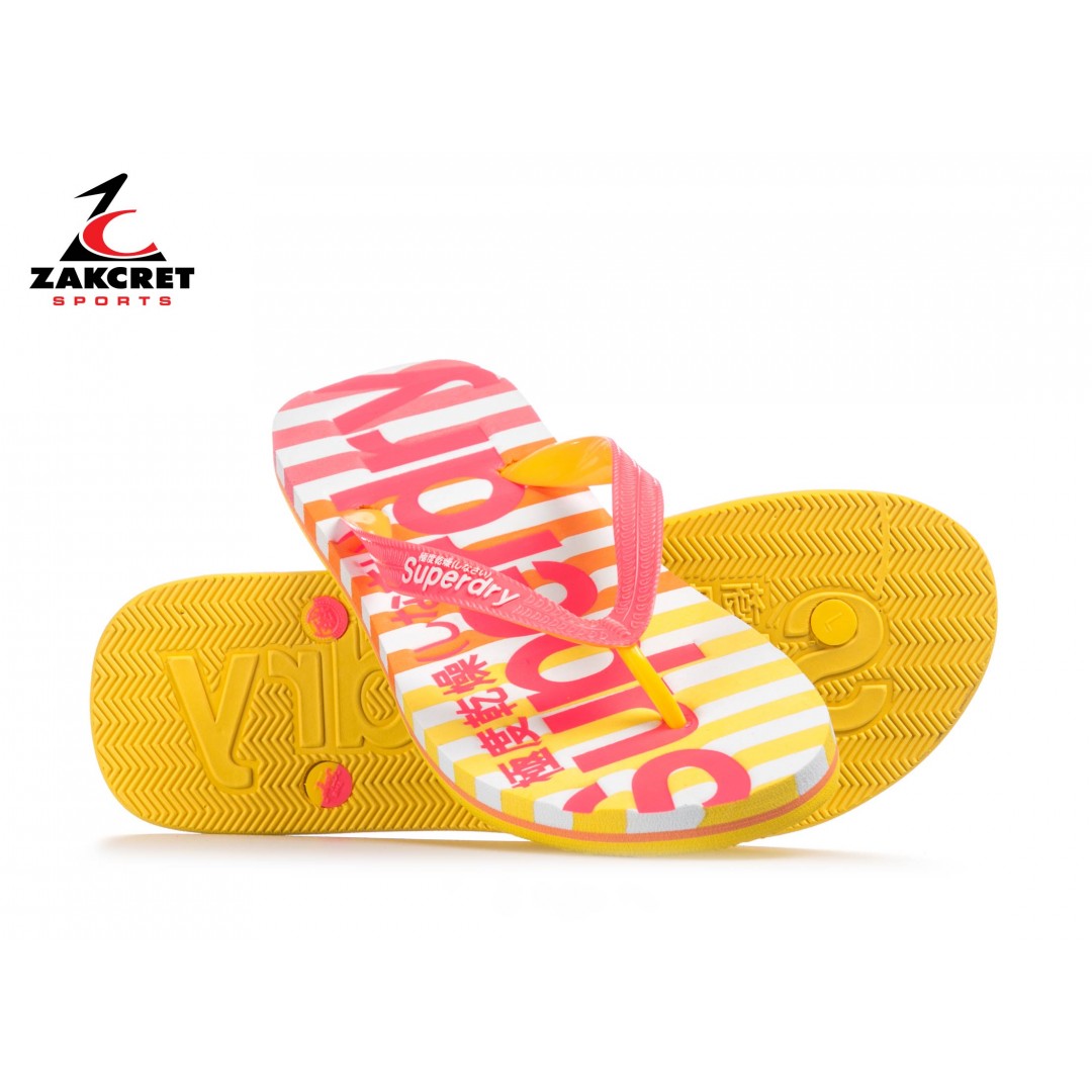 SUPERDRY EVA STRIPE GF3800SOF1-YZA Κοραλί