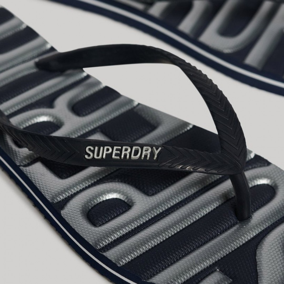 SUPERDRY D2 NONE VINTAGE VEGAN FLIP FLOP WF310228A-DRI Μπλε