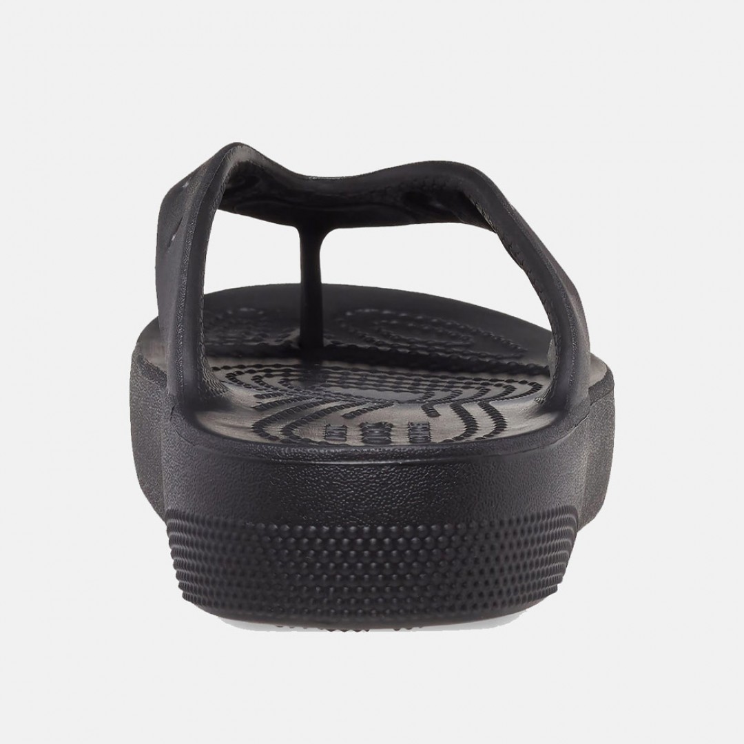 CROCS CLASSIC PLATFORM FLIP W 207714-001 Μαύρο