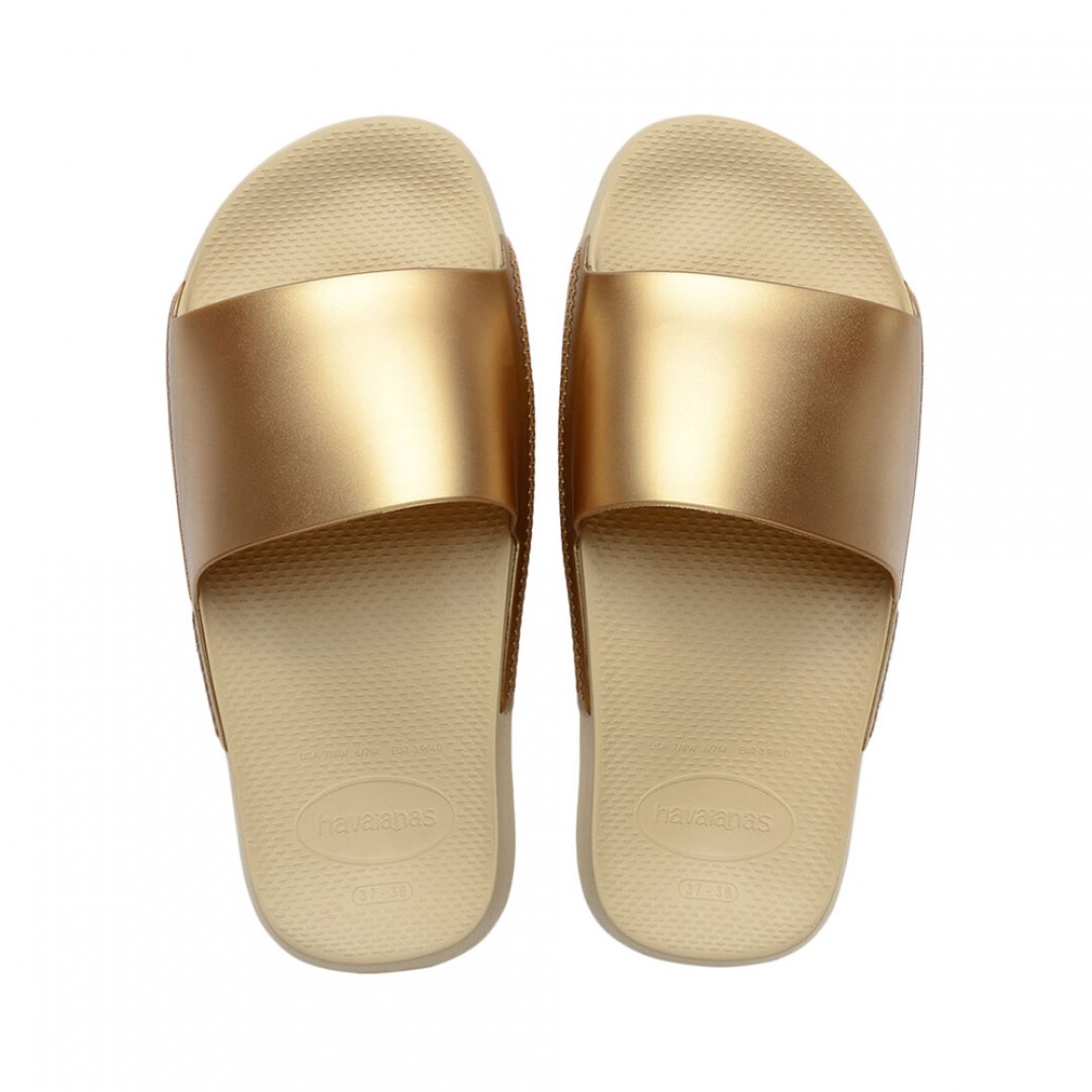 HAVAIANAS HAV. SLIDE CLASSIC METALLIC 4147131-0154 Χρυσό