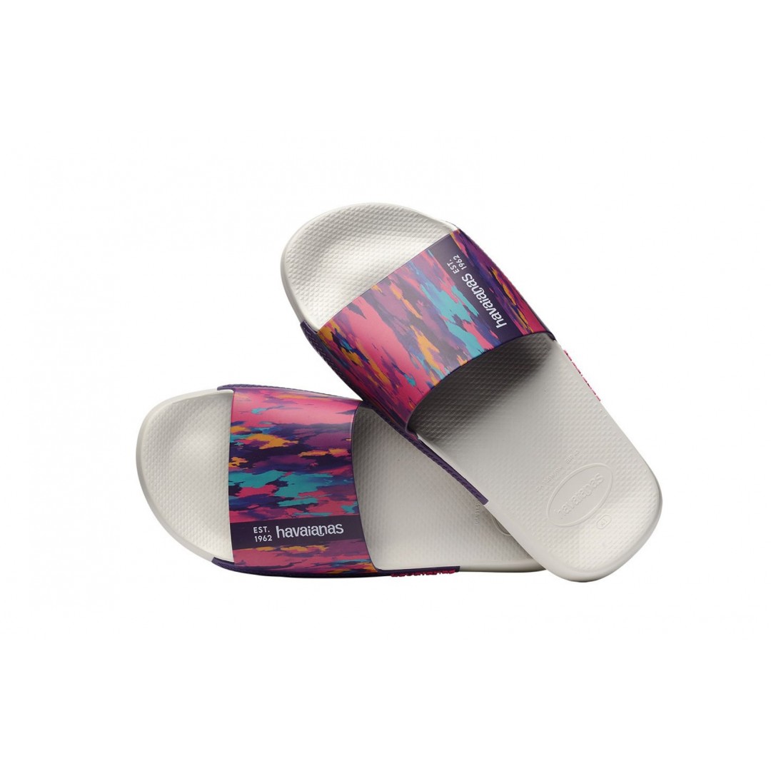 HAVAIANAS HAV. SLIDE PRINT 4147329-0001 White