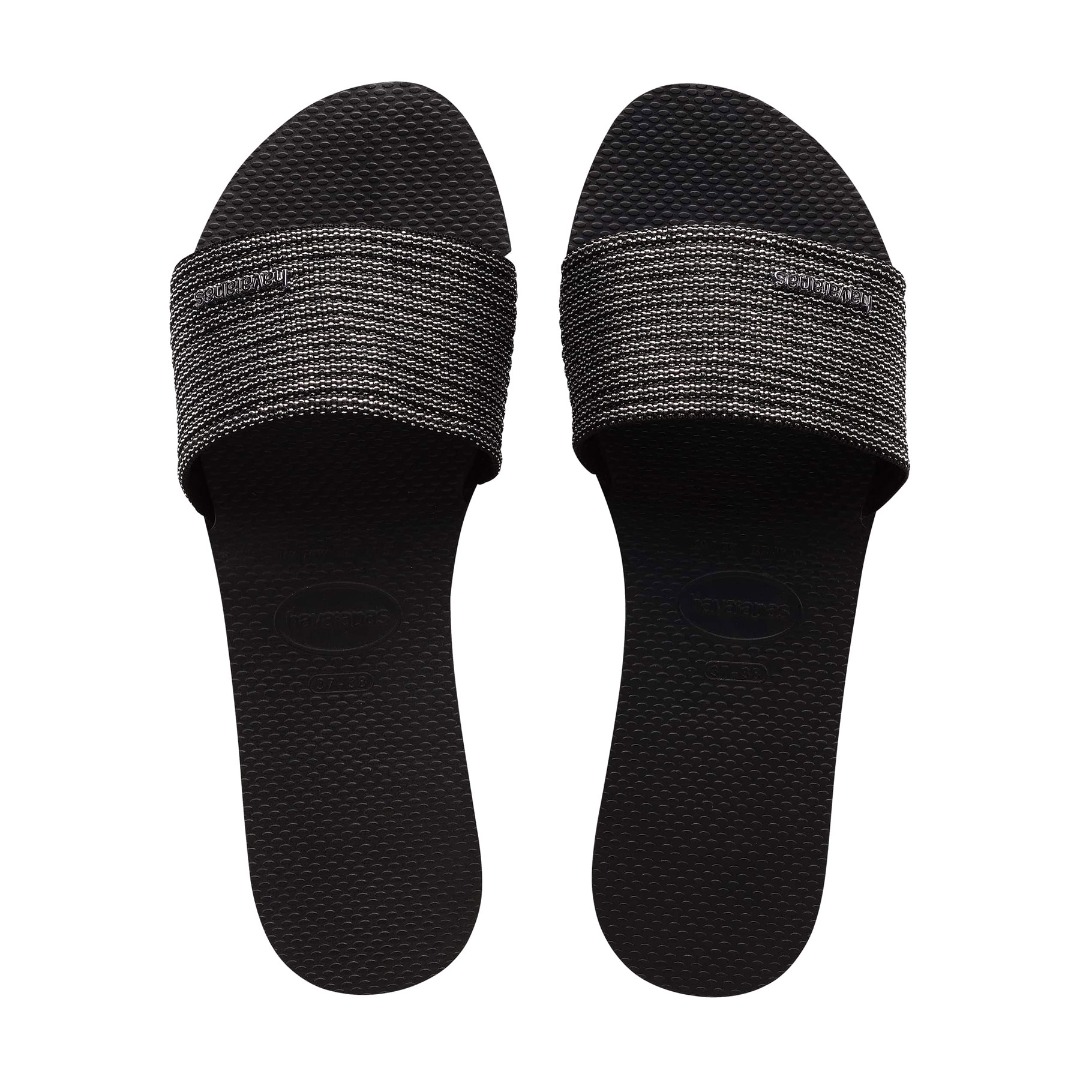 HAVAIANAS YOU MALTA METALLIC 4147312-0090 Μαύρο