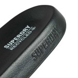 SUPERDRY D2 SDRY LOGO VEGAN POOL SLIDE WF310216A-16A Μαύρο Εικόνα 1