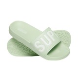 SUPERDRY D2 SDRY CORE VEGAN POOL SLIDE WF310222A-9WP Λαχανί Εικόνα 