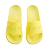 SUPERDRY D2 SDRY LOGO VEGAN POOL SLIDE WF310216A-9MO Κίτρινο Εικόνα 