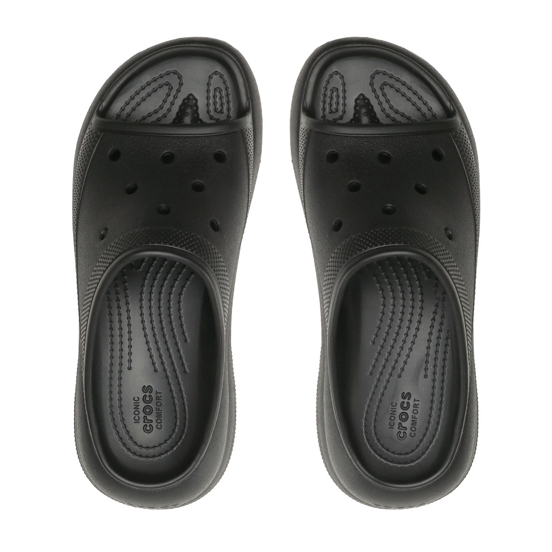 CROCS CRUSH SLIDE 208731-001 Black