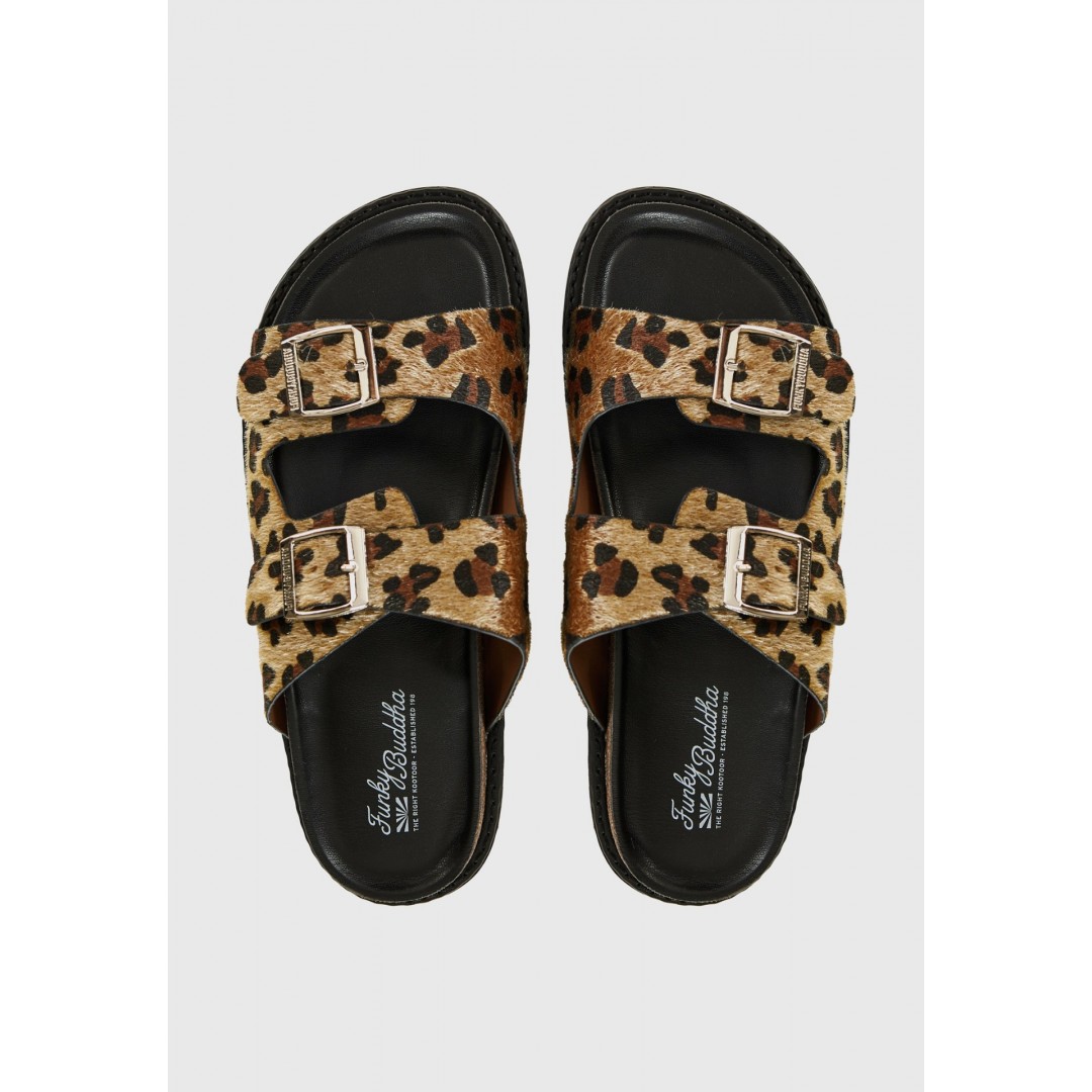 FUNKY BUDDHA FBL011-100-08-LEOPARD Πολύχρωμο