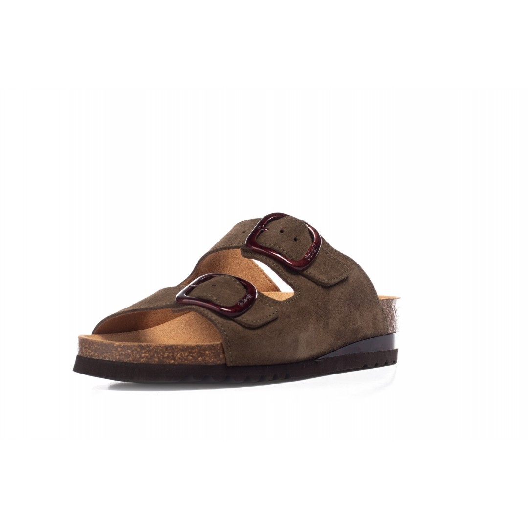 SCHOLL ILARY 2 STRAPS F293211043-OLIVE ΛΑΔΙ