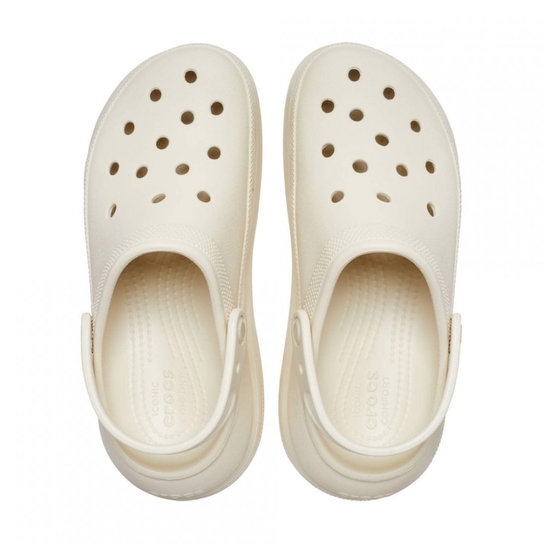 CROCS CLASSIC CRUSH CLOG 207521-2Y2 Ecru