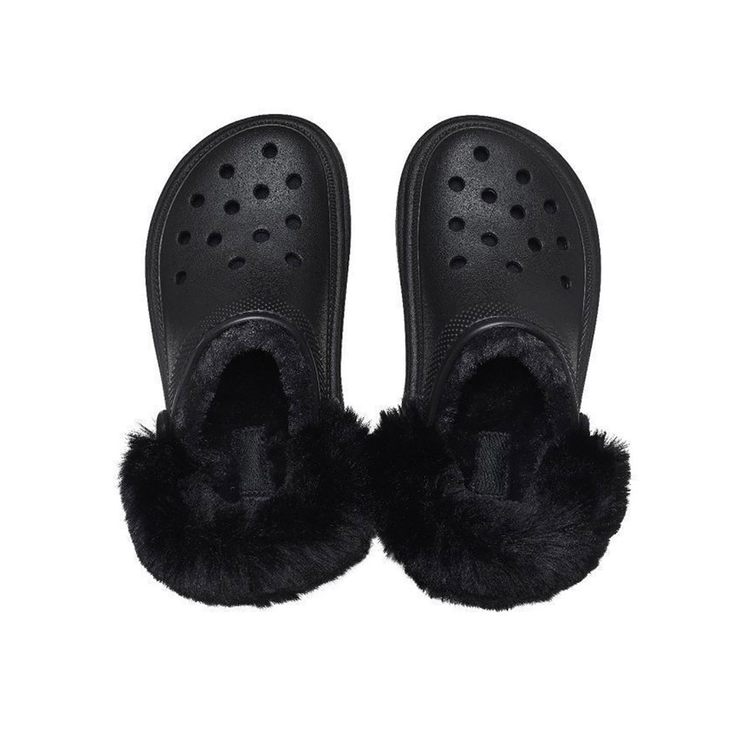 CROCS STOMP LINED CLOG 208546-001 Μαύρο