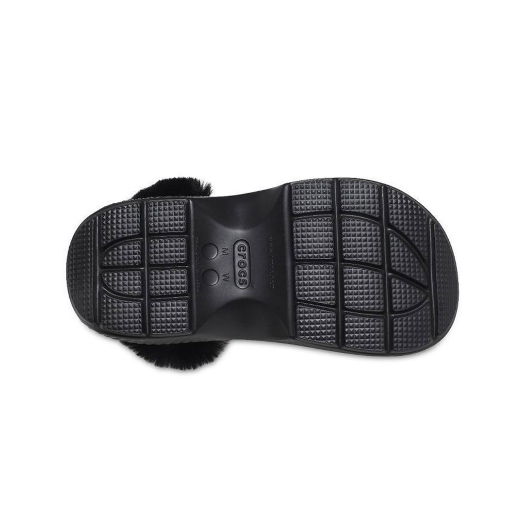 CROCS STOMP LINED CLOG 208546-001 Μαύρο