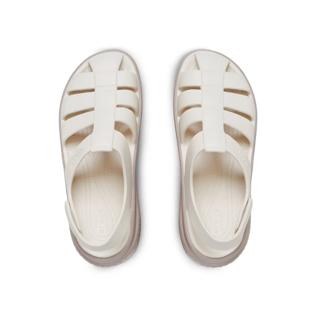 CROCS STOMP FISHERMAN SANDAL 209938-0LL Ecru