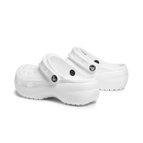 CROCS CLASSIC PLATFORM CLOG W 206750-100 White Image 1
