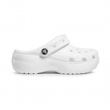 CROCS CLASSIC PLATFORM CLOG W 206750-100 Λευκό