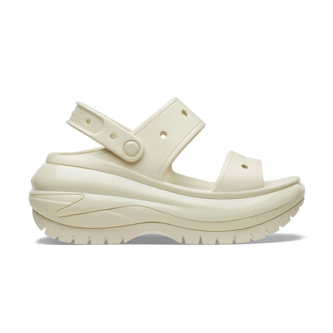 CROCS MEGA CRUSH SANDAL 207989-2Y2 Ecru