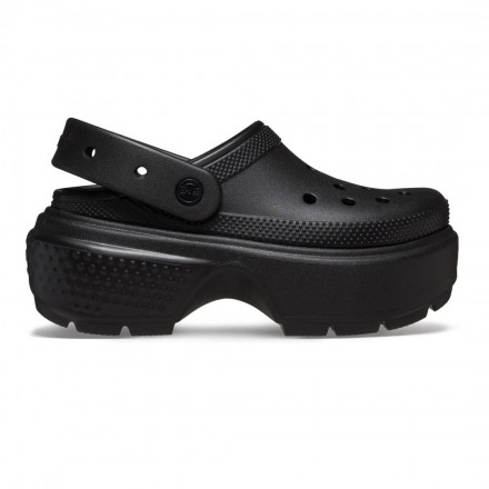 CROCS STOMP CLOG 209347-001 Μαύρο