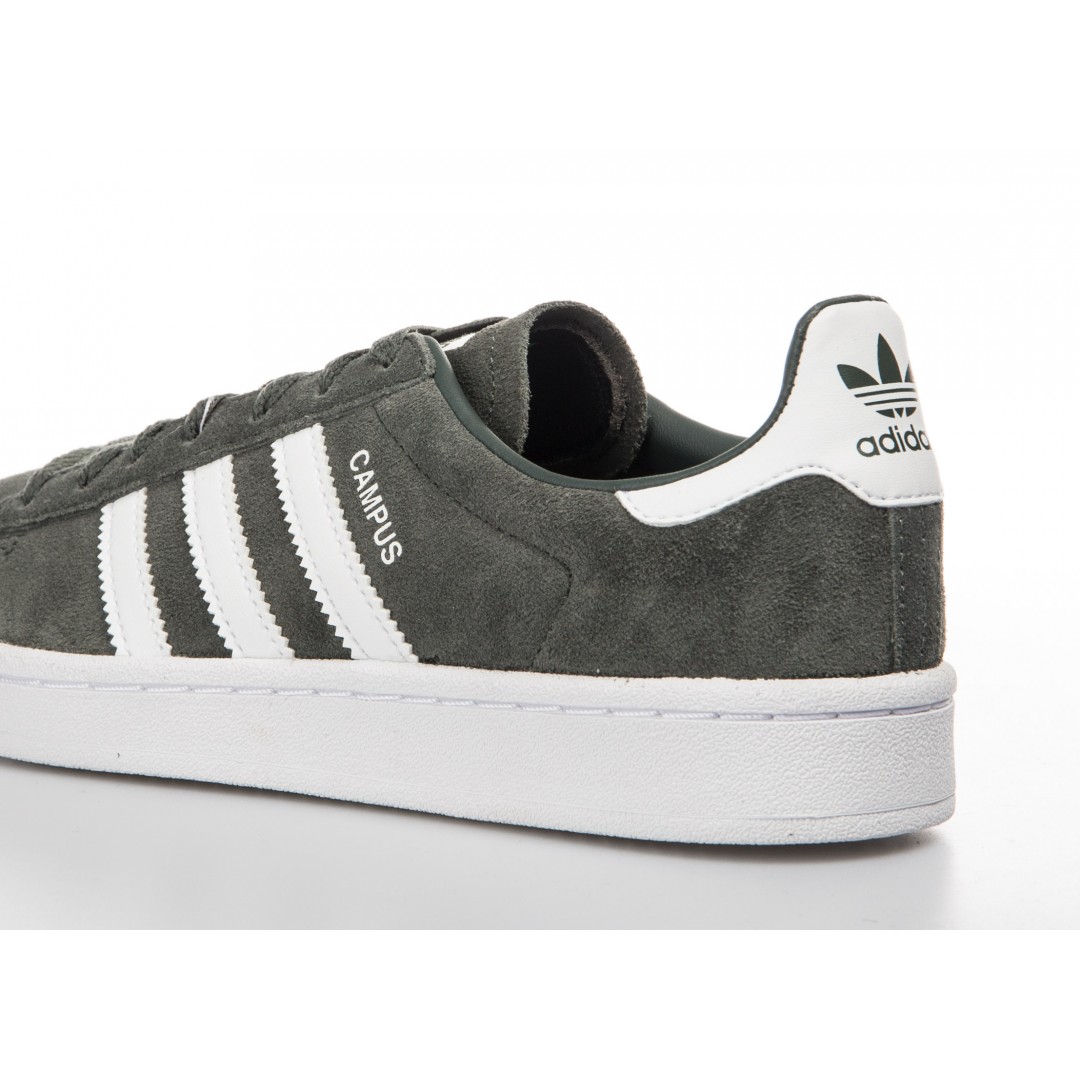 adidas gazelle silver green womens Adidas Campus Shoes - Core Black / Grey Two / Gold Metallic main image 0