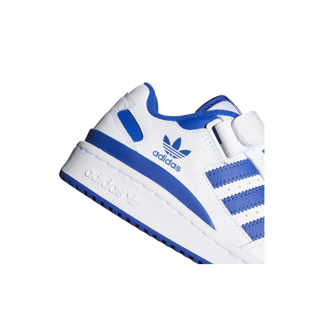 adidas gazelle silver green womens adidas Originals Core White/Team Royal Blue/Core White Forum Low Cl C  Sneakers main image 1