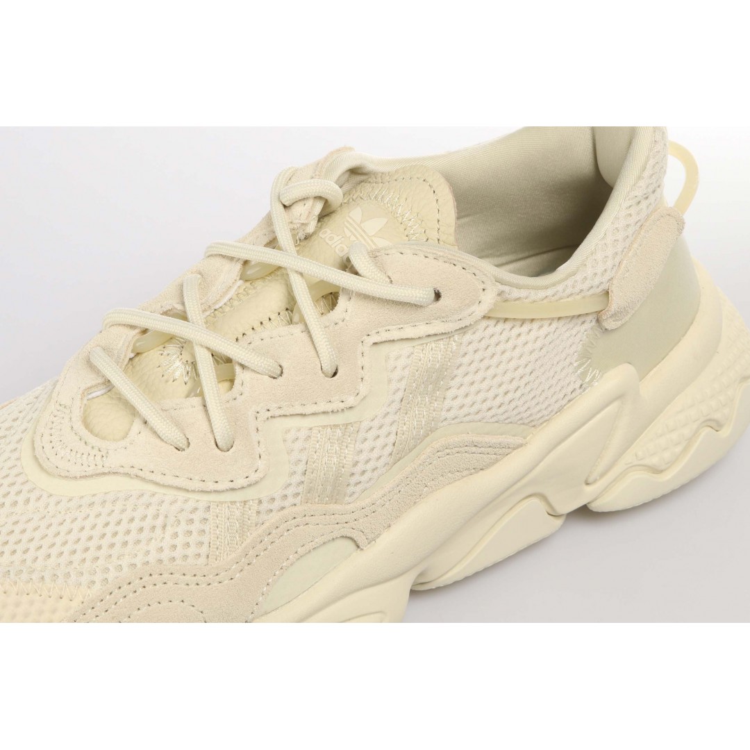 adidas gazelle silver green womens Shop Beige Womens Ozweego Lace Up Sneakers – Shoebacca main image 0
